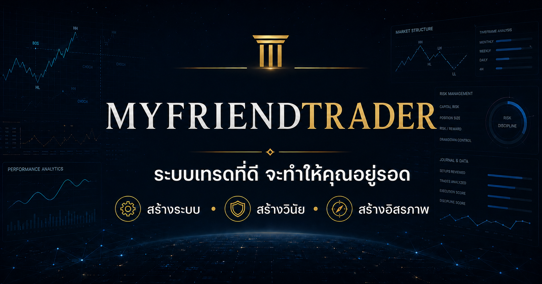 MYFRIENDTRADER ระบบเทรดสำหรับนักเทรดที่ต้องการอยู่รอดและทำซ้ำได้
